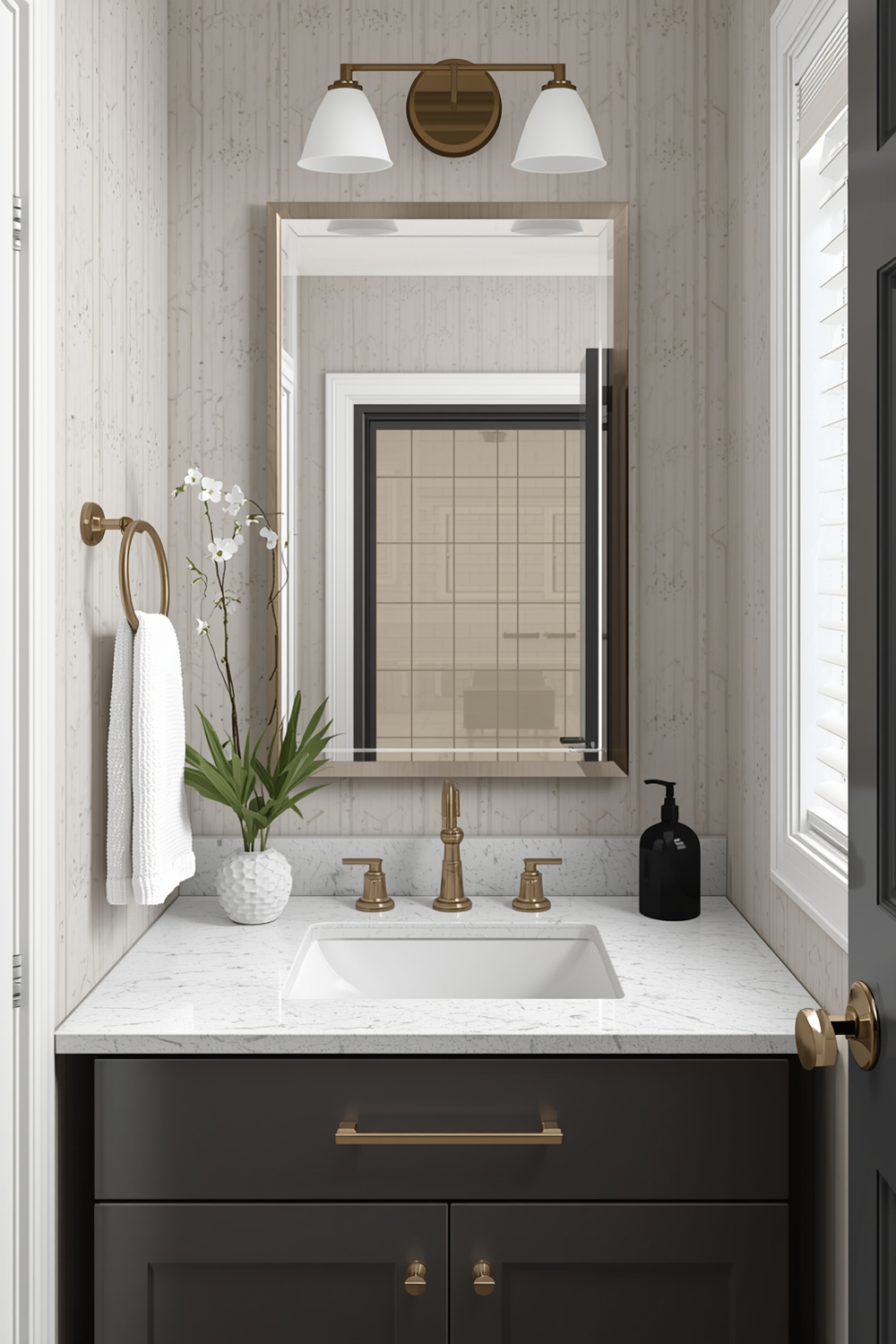 Essential Bathroom Mirror Layout Concept Examples