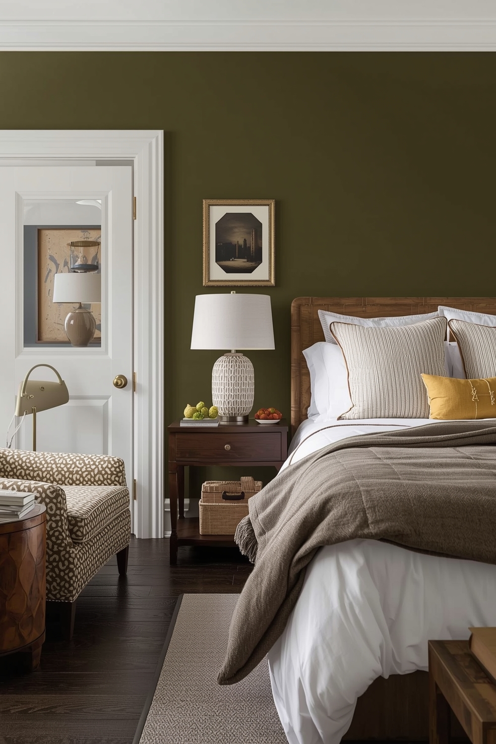 Essential Olive Green Bedroom Design Inspirations