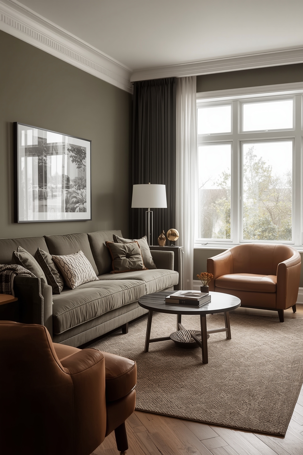 Essential Olive Green Living Room Layout Inspirations