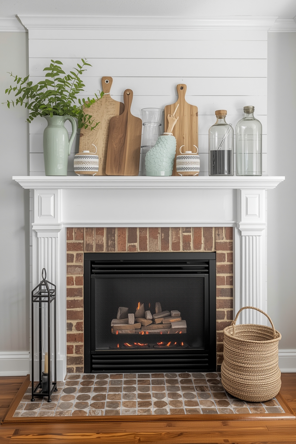 Fireplace Storage Solution Boards