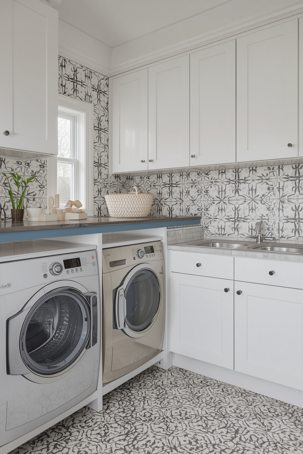 Laundry Room Color and Pattern Ideas