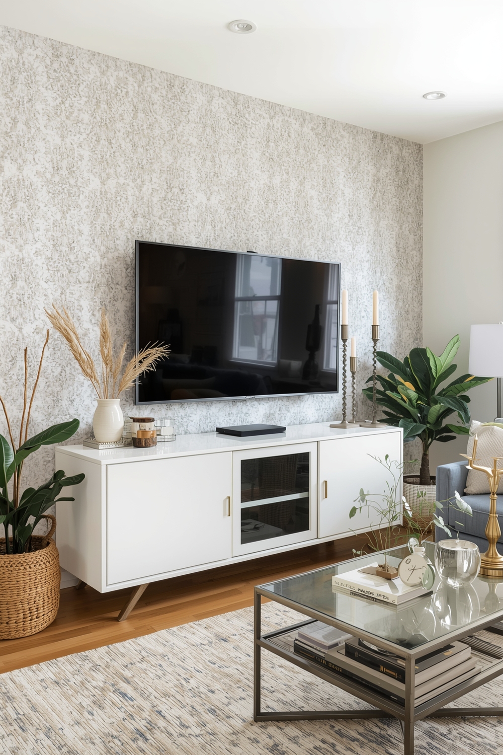 Living Room TV Wall Accent Wall Inspirations