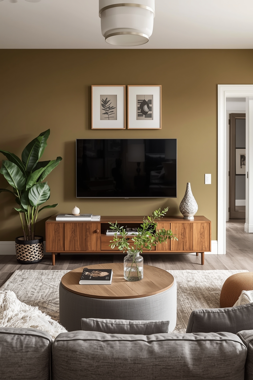 Living Room TV Wall Color Idea Boards