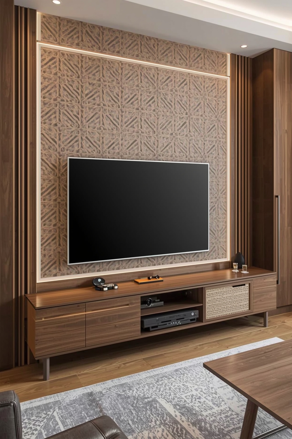 Living Room TV Wall Decor Idea Galleries
