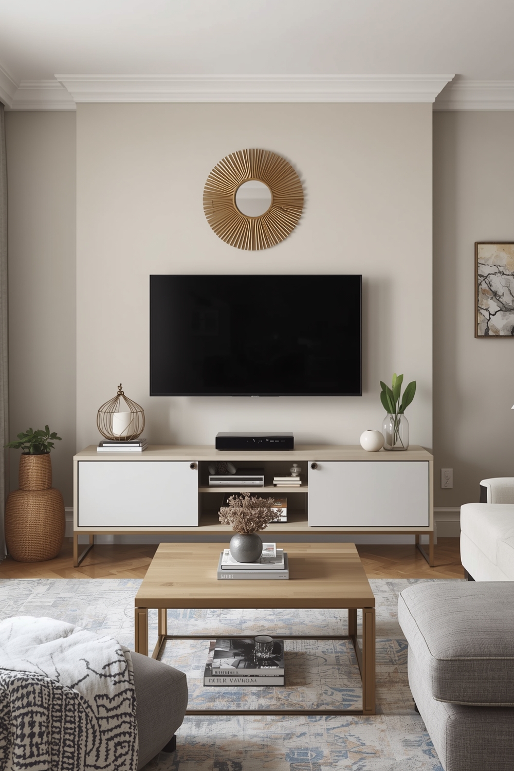 Living Room TV Wall Decor and Styling Tips