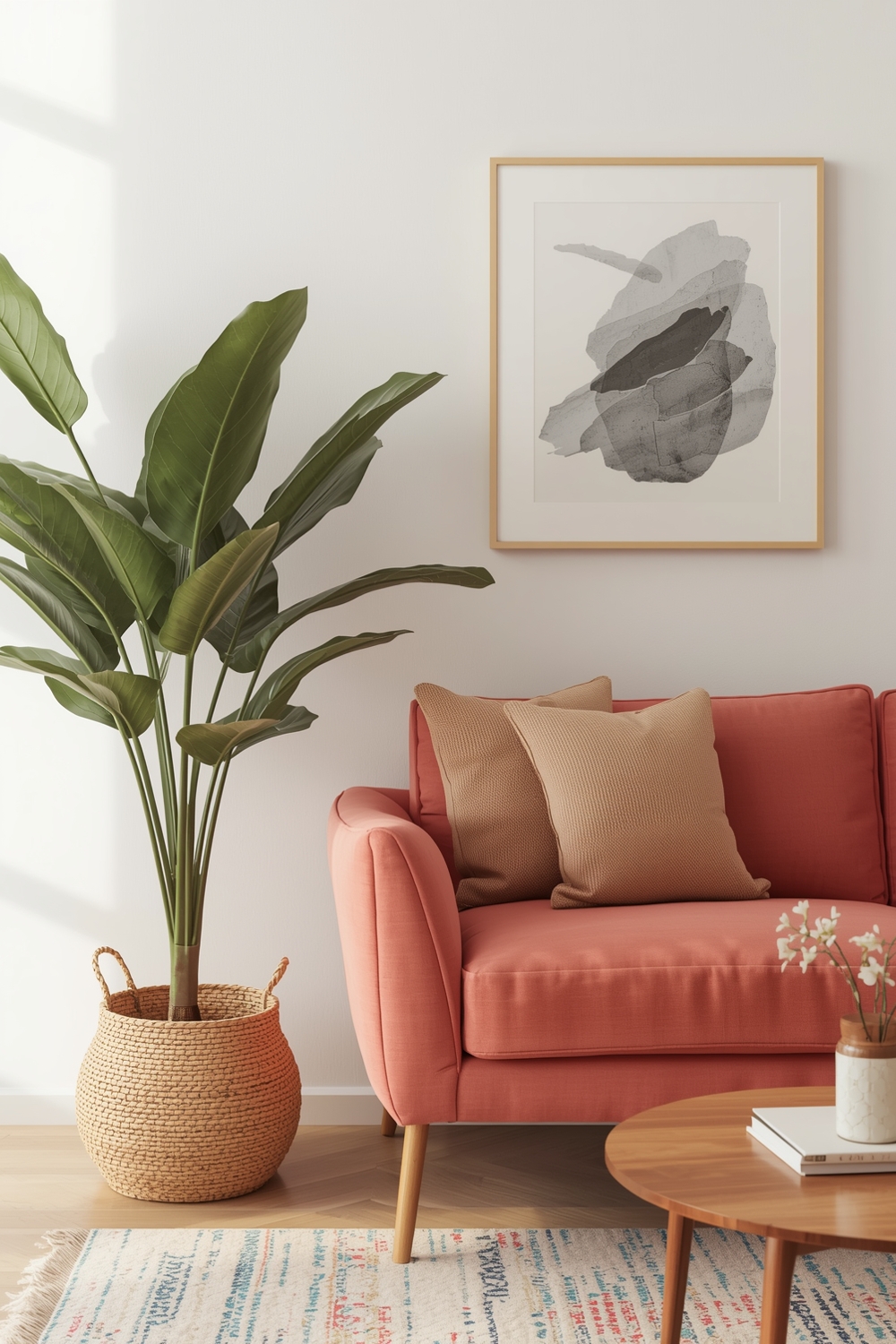 Neutral and Bright Color Layout Strategies