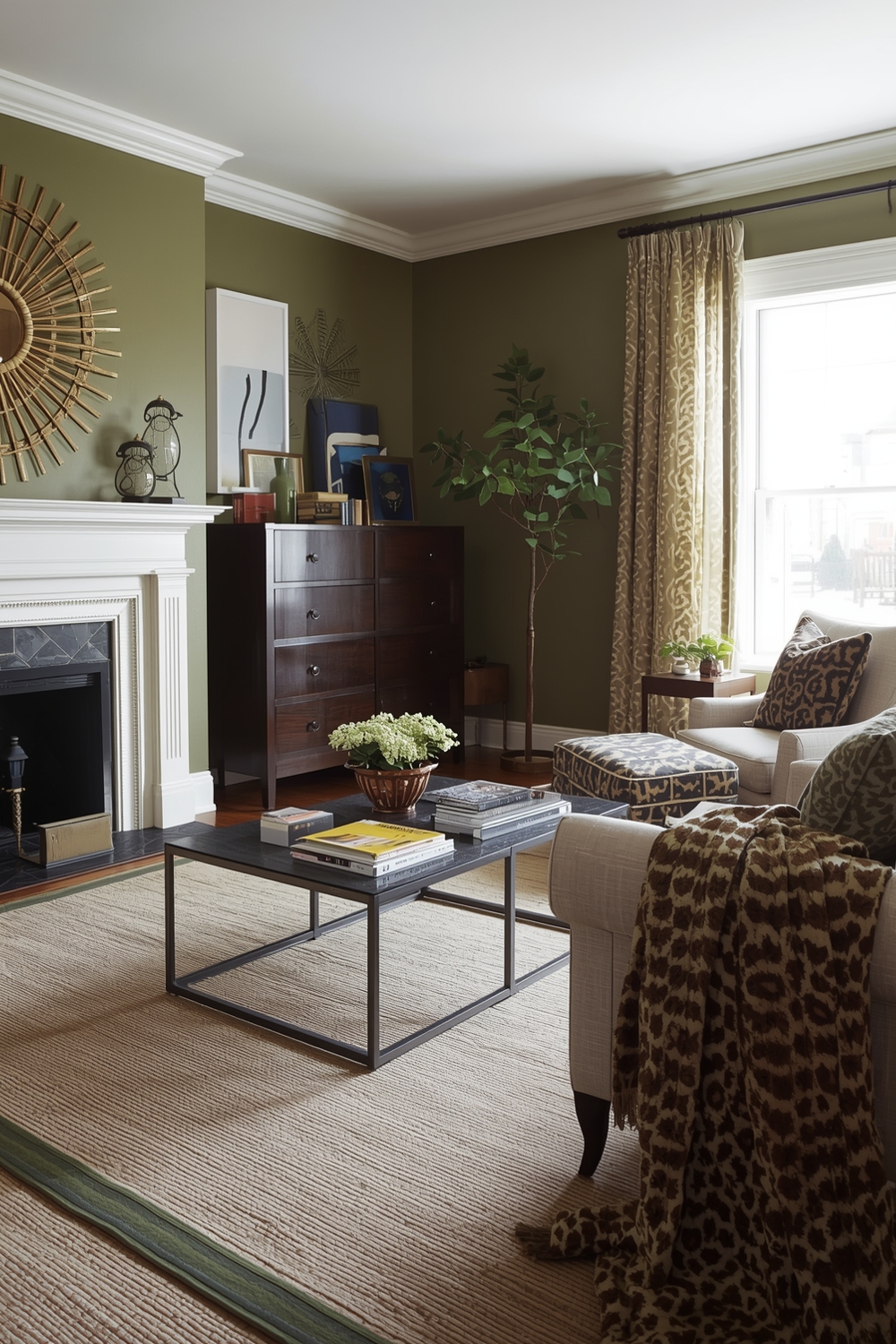 Olive Green Living Room Color Combination Galleries