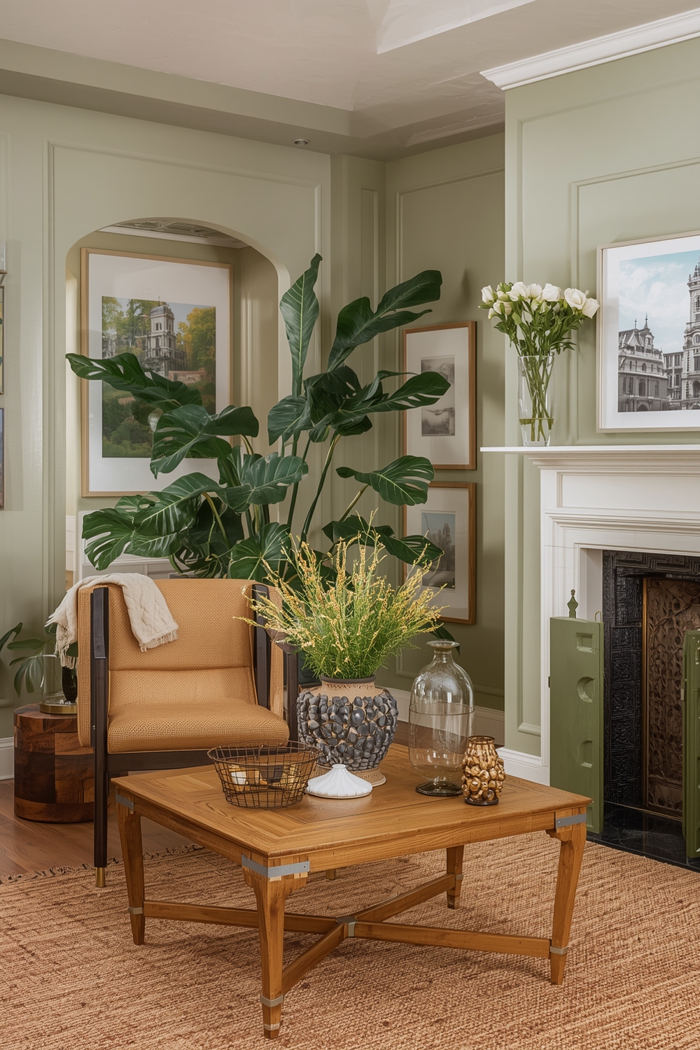 Olive Green Living Room Color Inspiration Galleries