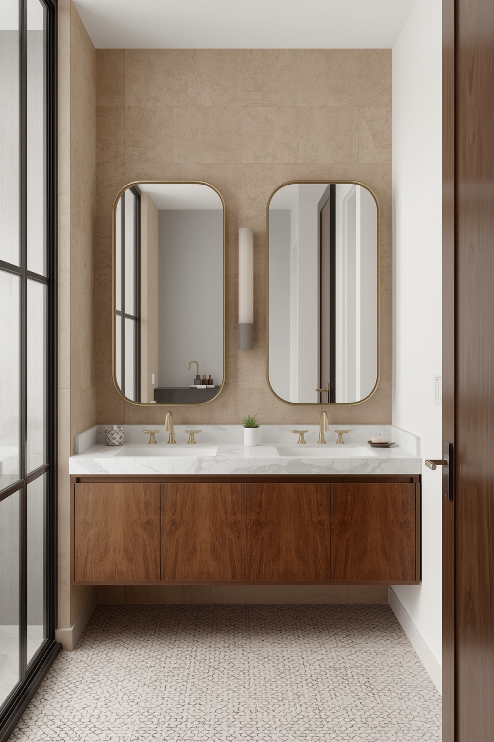 Open Concept Bathroom Mirror Layout Guides