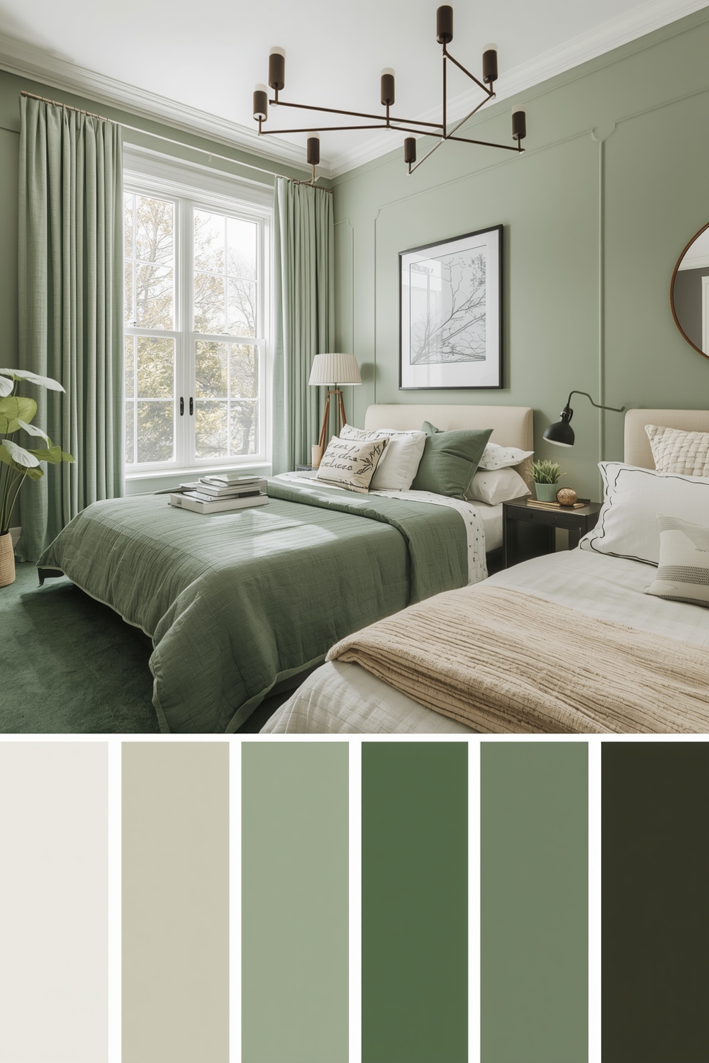 Sage Green Bedroom Color Palette Ideas