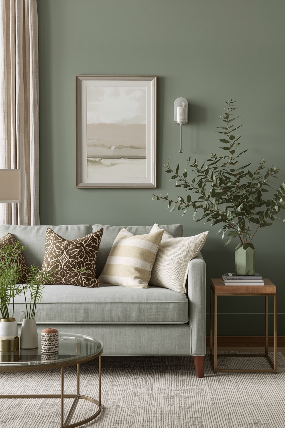 Sage Green Living Room Color Inspiration Galleries