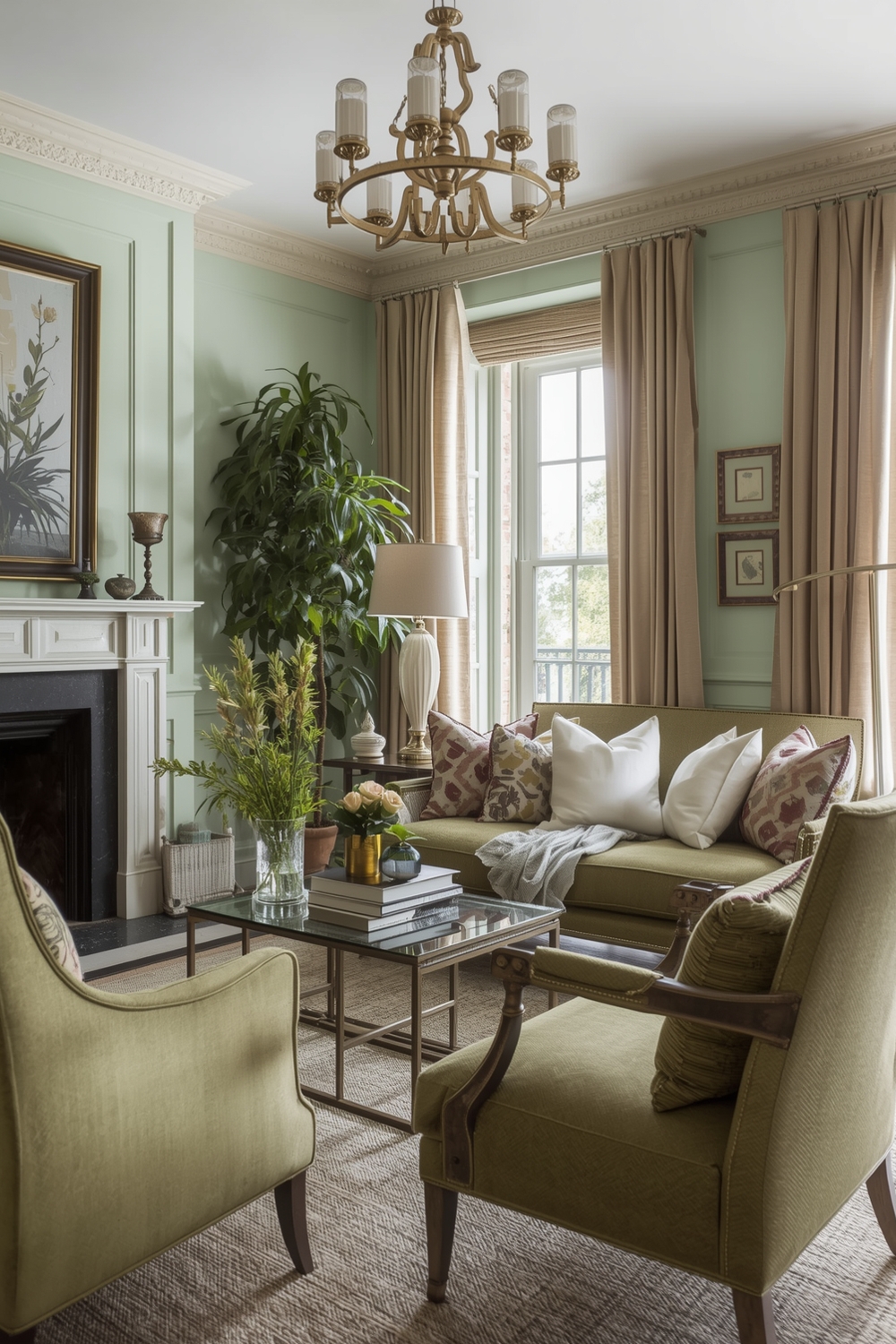 Sage Green Living Room Ideas for Vibrant Interiors