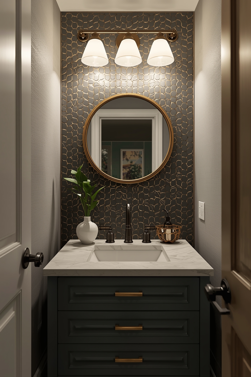 Small Bathroom Lighting and Decoration Inspirations