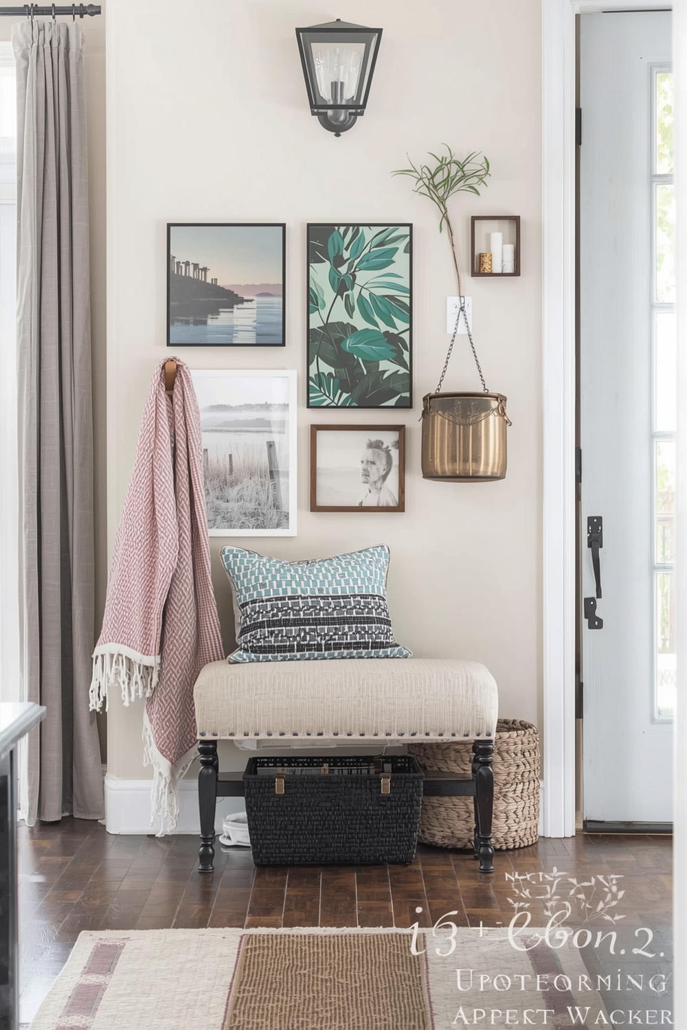 Small Entryway Style Mix Idea Boards