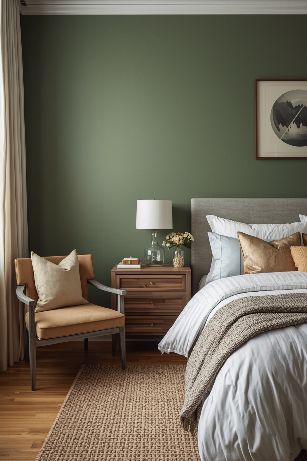 Snug Sage Green Bedroom Layout Examples