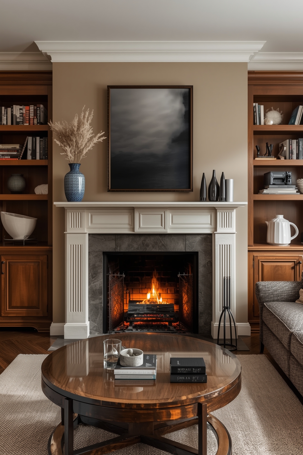 Warm Fireplace Design Concept Galleries