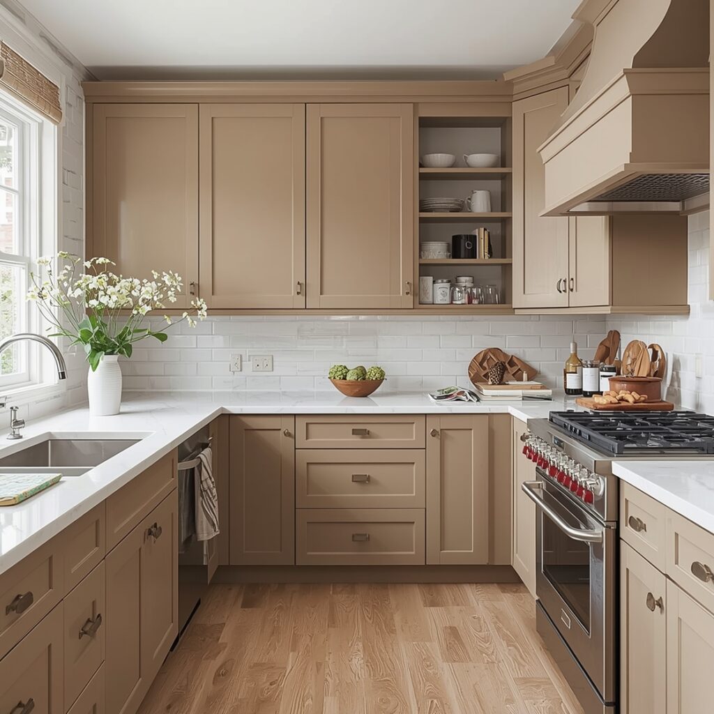 Beige Kitchen Cabinet Color