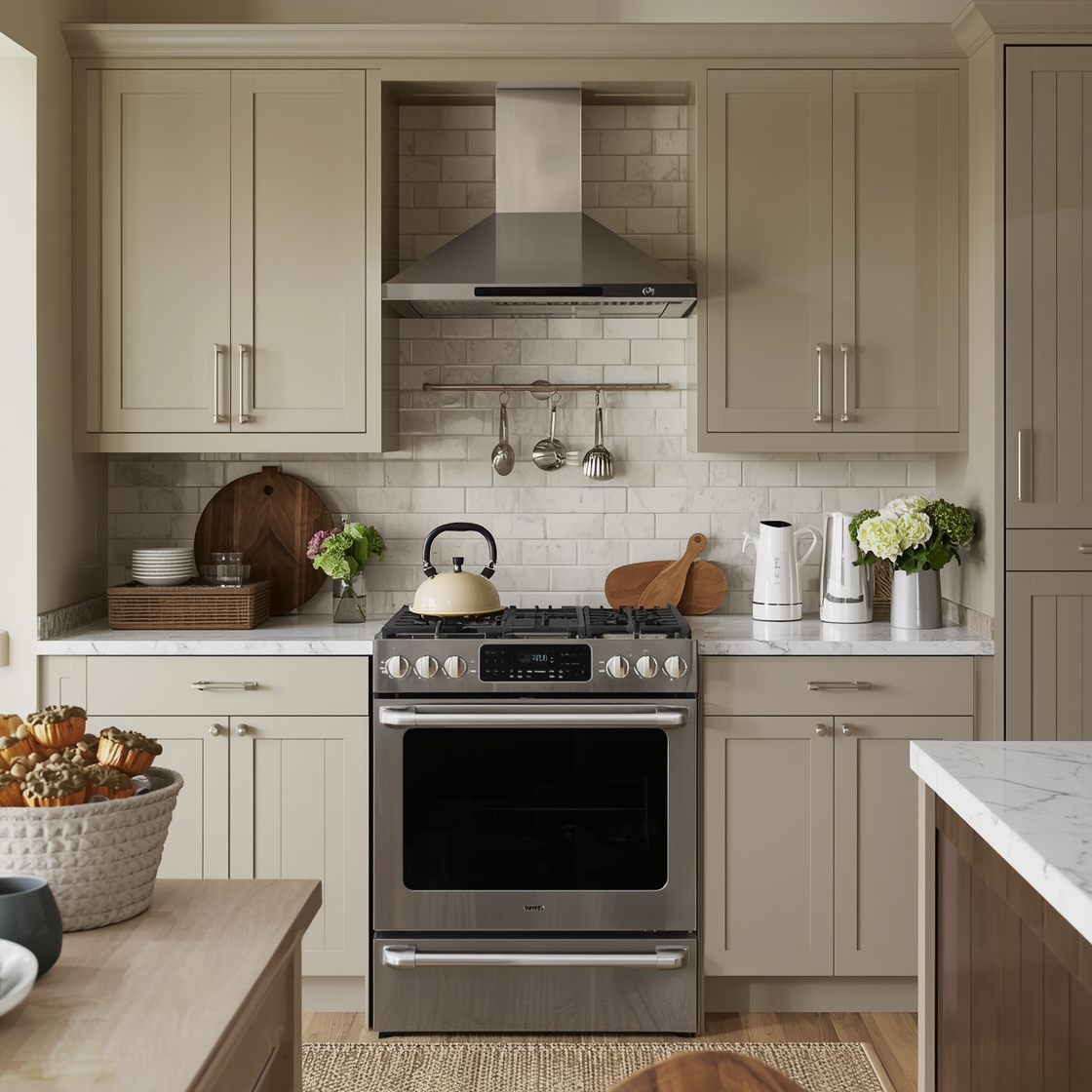 Beige Kitchen Cabinet Color
