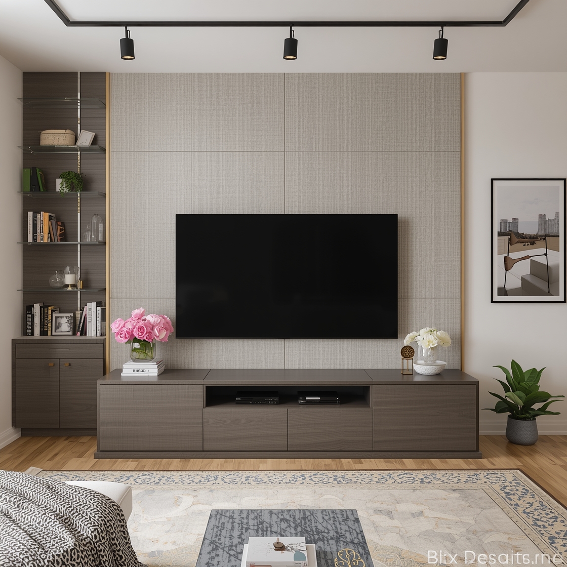 Living room tv wall