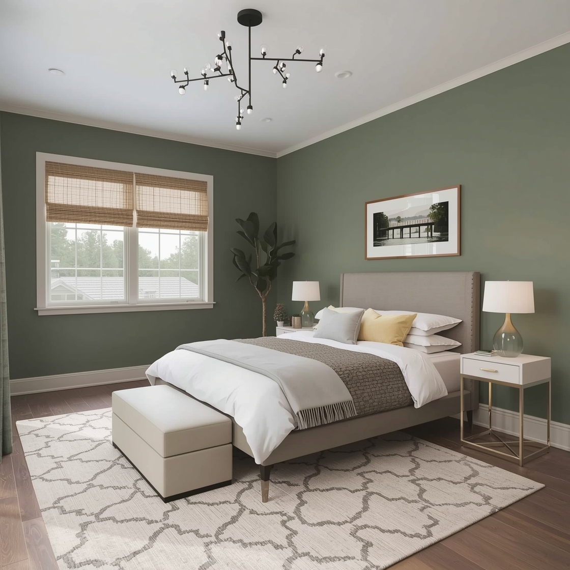 Sage Green Bed room