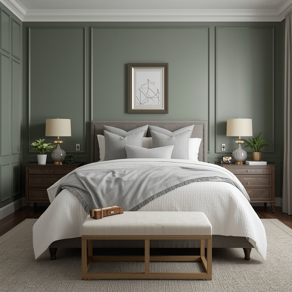 Sage Green Bed room
